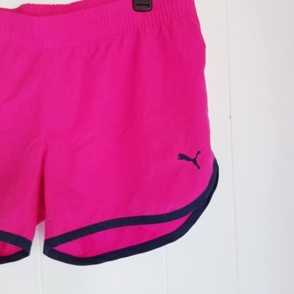 Puma Women's Athletic Pink Gym Shorts M - Picture 3 of 11